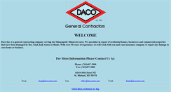 Desktop Screenshot of dacoconst.com